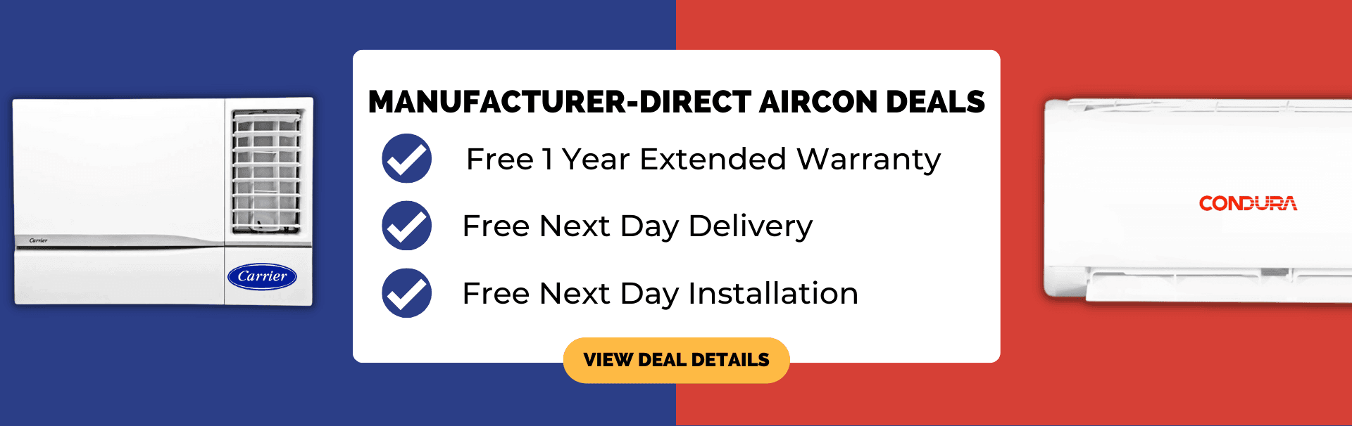manufacturer direct aircon deals