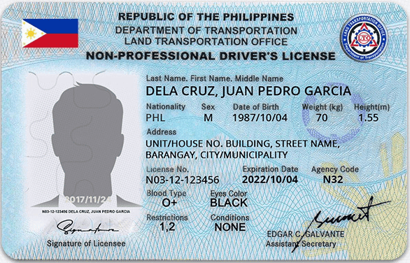 teko certificate frontal view